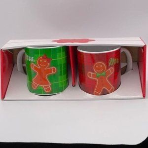 Mr and Mrs Bride Groom Wedding Set Large Coffee Soup Christmas Mugs NEW
